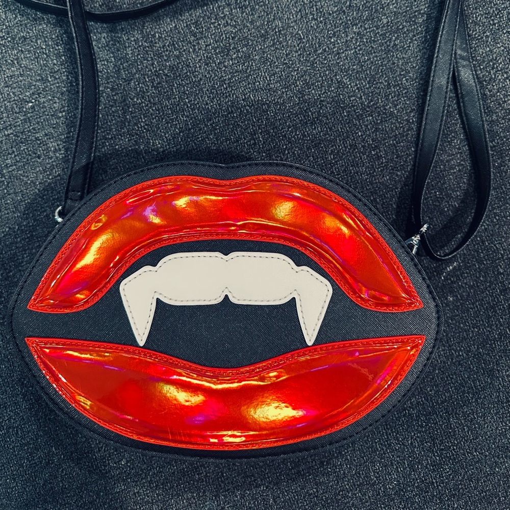 VampireTeeth / Halloween Crossbody Purse